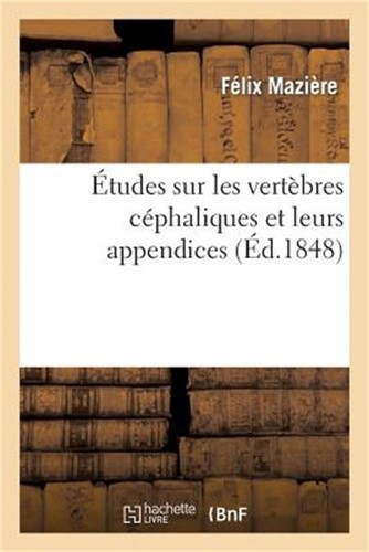 Tudes sur les vert - les, vert�bres