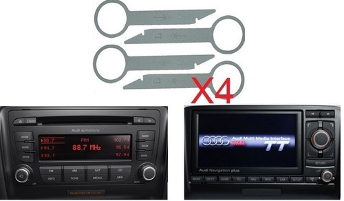 Cles demontage autoradio audi - cles,