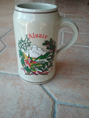 Chope bière alsace - alsace, 1664