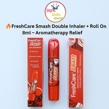 Inhalateur d'aromathérapie FreshCare Smash + roll on 8 ml | double action | 3...