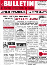 Le Film Français Bulletin de