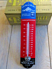 Plaque émaillée bombee