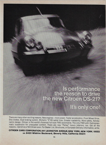 1966 citroen fwd auto - citroen, ds-21