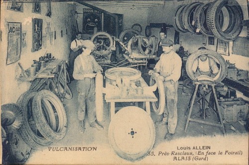 Carte postale gard - carte, du