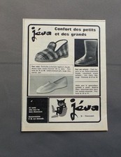 PUB PUBLICITE ANCIENNE ADVERT CLIPPING 120517/ CHAUSSURES JEVA CONFORT POUR TOUS