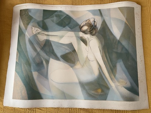 Lithographie valadie - jb,