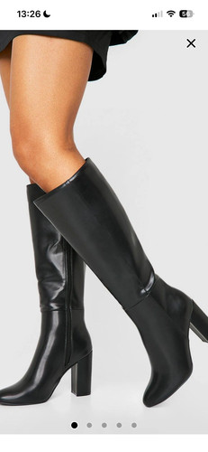 Bottes montantes talon bloc - bottes,