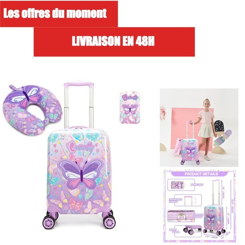 Valise enfant roues abs - valise, 4
