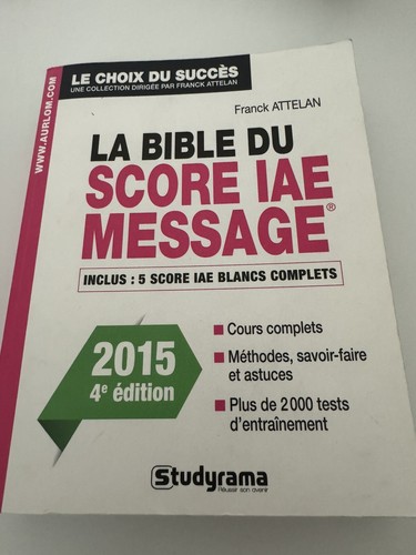 Bible score iae message - score,
