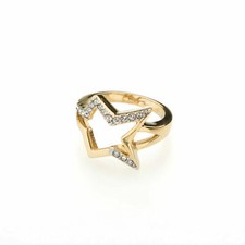 Bague Thierry Mugler plaquée or avec Zirconium T21102DZ. T.54. 79,90€ Neuve