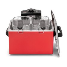 Friteuse Double ROUGE 2x3L