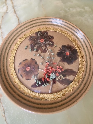 Bouquet vintage fleurs - bouquet, plume