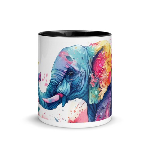 Tasse mit farbiger - , innenseite