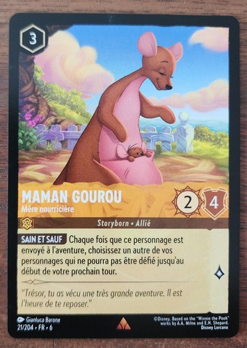 Carte disney lorcana maman - disney,