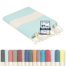 furora Holiday Serviette de Plage XXL - Coton | Fouta Plage 100x200 cm Femme ...