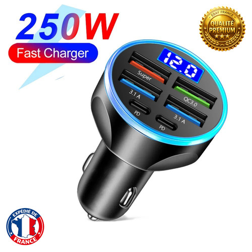 Chargeur voiture 250w - chargeur,