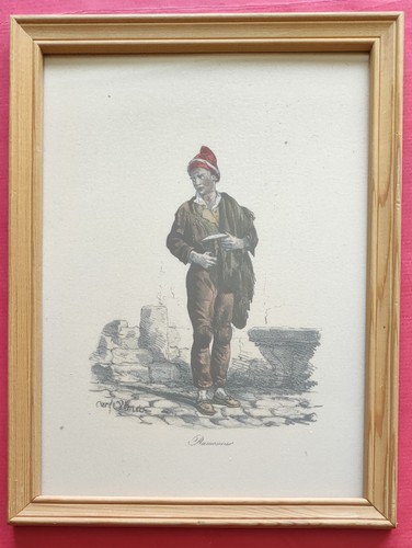 Lithographie encadrée