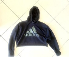 Sweat à capuche court Adidas irisé