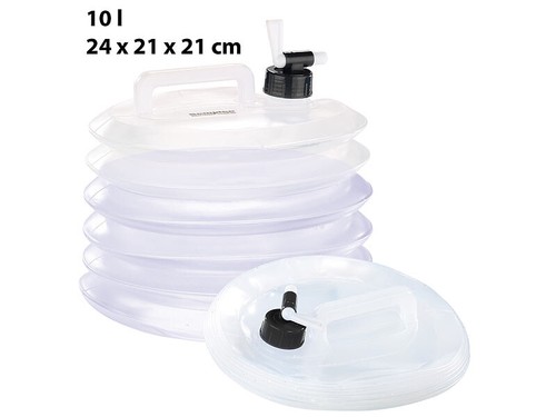 Bidon eau pliable pour le - à,