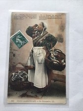 carte postale ancienne Provençale Marseillaise Poissonnière 