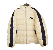 Hommes FILA Veste Hiver Bas & Imperméable Plume Bomber Doudoune M UK/US40 VAP333