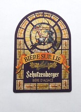 Sous bock  bière Schutzenberger bière d'Alsace