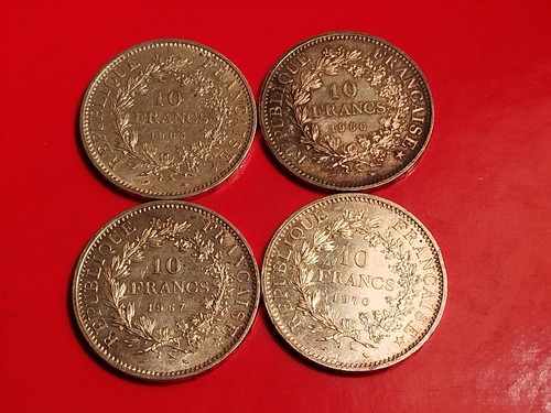 France pièces francs - 4, 10