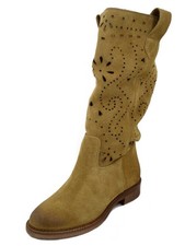 Bottes Femme Été en Cuir en