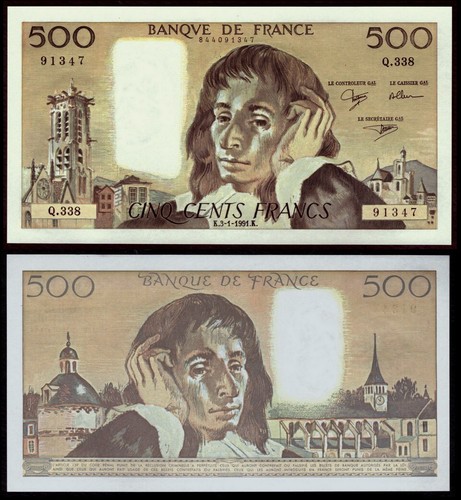 Billet france 500 francs - 500,