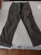 pantacourt en velours cotelé