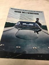 Ford Capri 20M 26M Escort 17M 12M 15M Mustang catalogue prospectus brochure