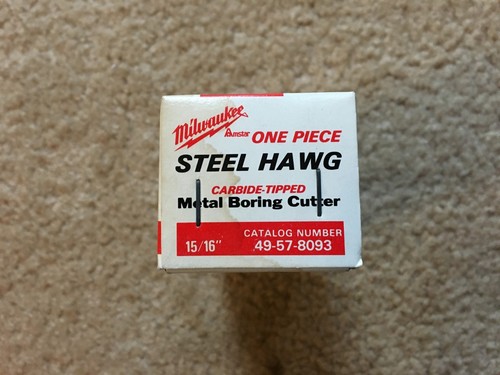 Milwaukee steel hawg cutter - steel,