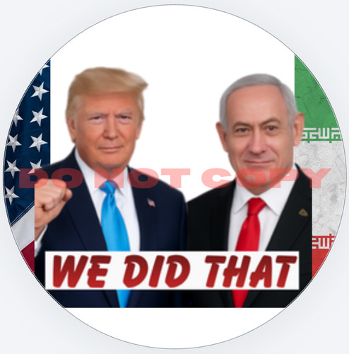 Trump bibi did - i, stickers