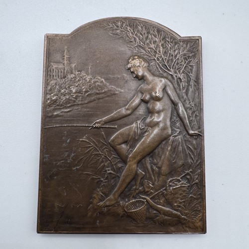 Plaque médaille bronze - médaille,