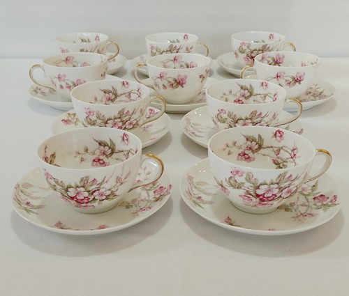 Haviland cup saucers 6 oz - haviland,