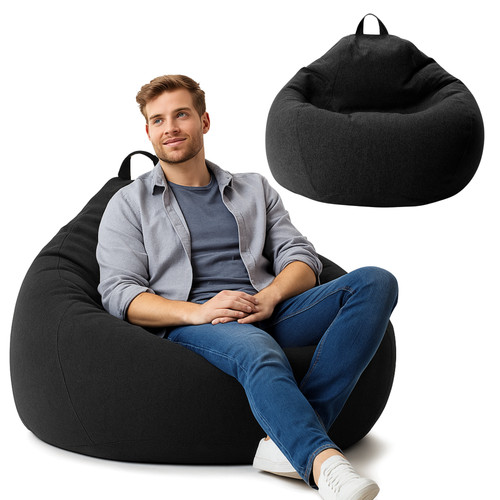 Sac siège 350l noir avec - noir,