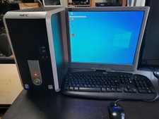 PC Bureau NEC VCR201 + clavier NEC Y-SU61 + souris SBF96 + Ecran 17" NEC LC17m