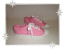 E  - Baskets Bas Rose Blanc en Toile Kappa Pointure 41 Neufs 