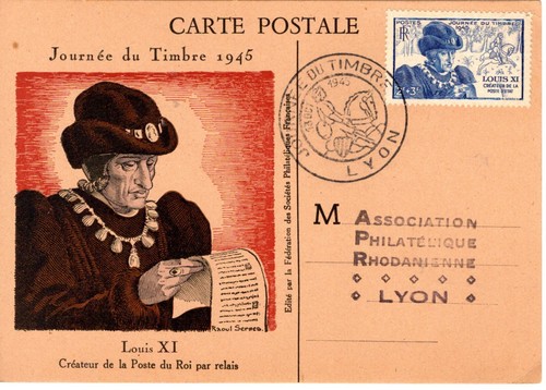 743 fdc carte - carte, jour