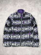 Mens Patagonia Retro X Deep Pile Full Zip Jacket Aztec Purple 