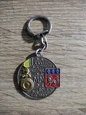 PORTE CLE CONGRES NATIONAL des Médaillés MILITAIRES Mai 63 ROUEN