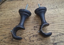 Lot de 2 supports tringle rideaux ouverts