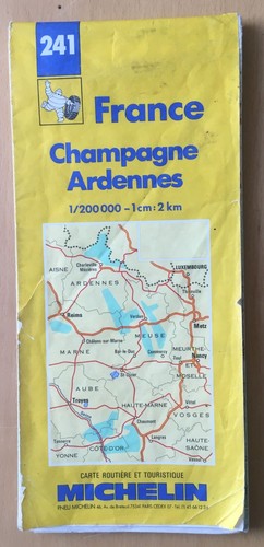 Ancienne carte michelin 241 - ancienne,