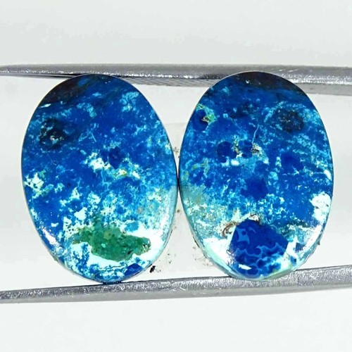Paire cabochons ovales en - cabochons,