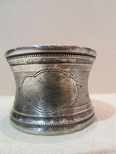 Ancien rond serviette - rond, de