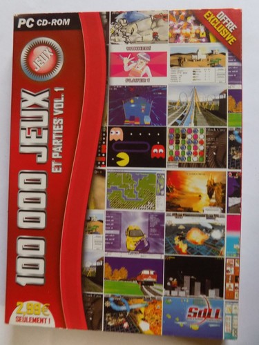 Jeu 100 000 jeux parties - pc,