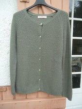 Pull boutonné gilet chaud  en