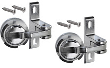 2 Glastürscharniere Charnière pour Portes en Verre Intérieur Ruban de Meuble