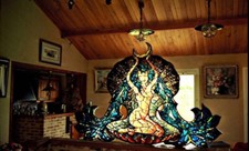 VITRAIL EN DALLE DE VERRE BEL