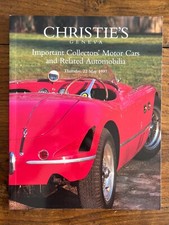 Catalogue CHRISTIE’S  GENEVA Vente Enchère Auction May 1997 Motor Cars